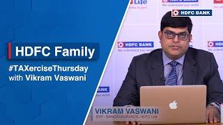 #TAXerciseThursday with Vikram Vaswani   HDFC Life