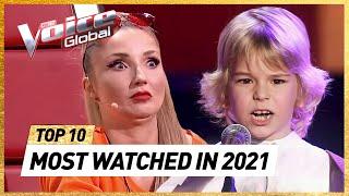 MOST TRENDING Blind Auditions of 2021  The Voice Kids Rewind