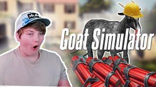 Goats & DESTRUCTION  Goat Simulator Funny Moments