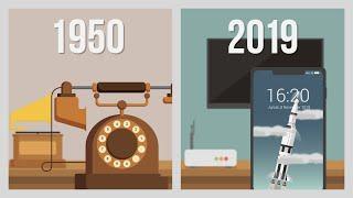 1950 vs 2019 The Development of Genius Technology From Time to Time