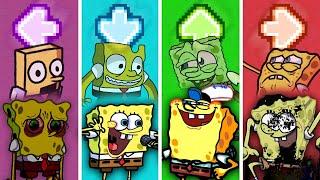 FNF Character Test  Gameplay VS Playground Mod SpongeBob All Characters 40 characters