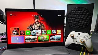 Xbox Series S On 120FPS Portable Gaming Monitor  UPlays C2 120HZ 1600P