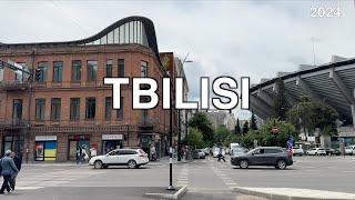 Tbilisi Walking Tour Station Square to Liberty Square May 2024 4K