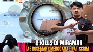 8 Kills  Gameplay Ae Rosemary Mengganas Kat Scrim  Pubg Mobile