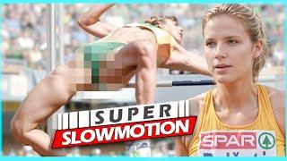 Super SlowMotion Women Jump Events - European Championship Helsinki - part 9