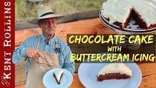 Old Fashioned Chocolate Cake in a Dutch Oven