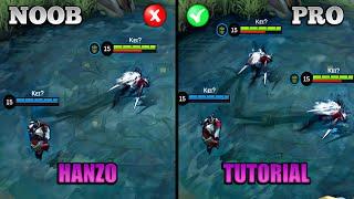 HANZO TUTORIAL 2023  MASTER HANZO IN JUST 18 MINUTES  BUILD COMBO AND MORE  MLBB