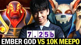 ANA Signature Ember Spirit vs 10K MMR Meepo — Amazing Comeback Dota 2