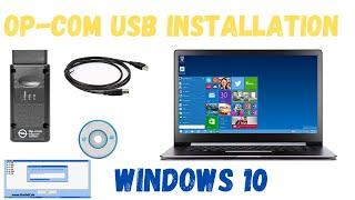 OP COM usb v2 driver Windows 10  How to op com windows driver op com windows 107xp