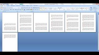 How to give different page setup margin in same word document