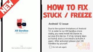 How to Fix X8 Sandbox Stuck on Loading Screen Android 12  Lag Problem  Black Screen 