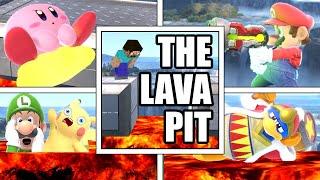 Who Can Go Over THE LAVA PIT OF DOOM? Super Smash Bros Ultimate