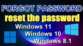 HOW TO RESET Administrator PASSWORD and Unlock Computer in Windows 11108.1Without Programs in 2024