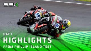 Day 1 HIGHLIGHTS ️  #WorldSSP Phillip Island Official Test