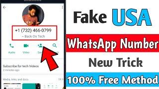 How to Get a Free USA Number for Whatsapp 2024  Get Usa Number for WhatsApp with Numero