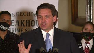 Weve got your back Gov. DeSantis praises restaurant worker during stop in West Palm Beach