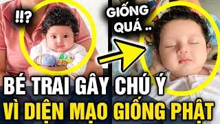 Xuất hiện bé trai có diện mạo GÂY CHÚ Ý vì quá giống PHẬT THÍCH CA  Tin 3 Phút