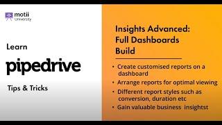 Insights Advanced Full Dashboard Build