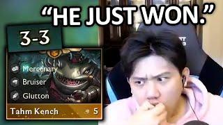 K3Soju and Pros React To Tahm Kench on 3-3 in TFT World Championship