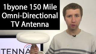 1byone 150 Mile Omni-Directional Amplified Outdoor TV Antenna Review