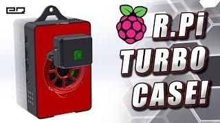 Raspberry Pi 4B TURBO Case With Integrated Camera Mount 3D Printable - Great for Octoprint