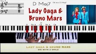 Lady Gaga & Bruno Mars - Die With A Smile - Piano Tutorial Chord Accompaniment