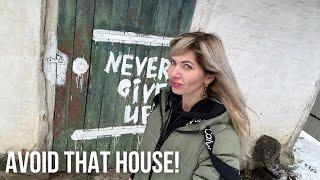 Extreme Ukrainian Village House Winter Tour  - Part 1