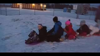 SLEDDING Savchenko family