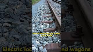 Why do they lay crushed stone along the railroad tracks? #shorts