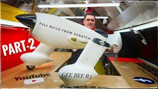 GEE BEE R3 Full Build From Scratch PART-2 3D Printed RC Airplane Bambu LAB PAHT CF Landing Gear