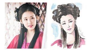What would SNSDs Yoona look like as a fashion illustration? 少女時代潤娥插畫
