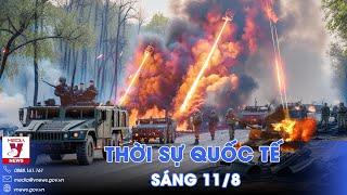 Thời sự Quốc tế sáng 118. Đoàn tăng Kiev cháy ngùn ngụt ở Kursk Mỹ hồi đáp cầu viện Ukraine