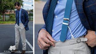 Why Suspenders Are BETTER Than Belts Belts VS Braces  Kirby Allison