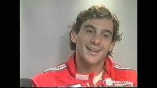 1990  Ayrton Senna Chats to Steve Rider Before the Season