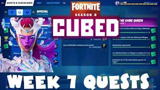 Chapter 2 Fortnite Season 8 Week 7 Challenges - The Cube Queen