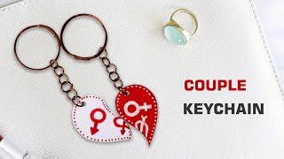 How To Make A Keychain for Couple  Craft Tutorials Tabrez Arts