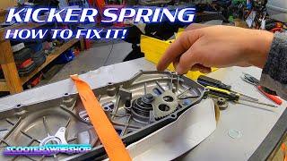 How to Install your Kick start spring  CVT Cover