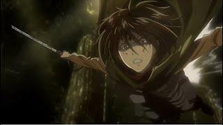 Mikasa chase after Annie Female Titan to Rescue Eren  Attack on Titan Shingeki No Kyojin