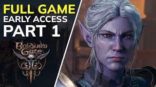 BALDURS GATE 3 Gameplay Walkthrough Part 1 FULL GAME BG3 EA 4K 60FPS