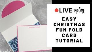  Easy Christmas Fun Fold Card