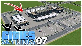 RIESIGER Busbahnhof  Cities Skylines REAL 07  4k60fps #citiesskylines