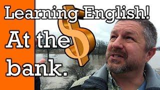 Learn How to Speak English at the Bank  English Video with Subtitles