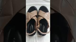 SHOPEE VS REALITY  SEPATU SANDAL TALI EMPUK UNDER 100K  #sandaltali #racunshopee #shorts