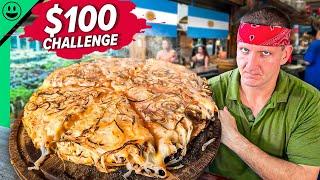$100 Argentina Street Food Challenge They RUINED Pizza