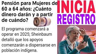 SOLO MUJERES 60-62 INDIGENASY 63-64 TODAS COBRAN 1 ENERO $3000 VE POR TU TARJETA URGENTE.