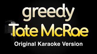 greedy - Tate McRae Karaoke Songs With Lyrics - Original Key