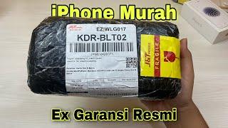 Unboxing iPhone murah ex ibox beli di Shopee  Kondisinya mantabbb lorrr