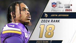 18 Justin Jefferson WR Vikings  Top 100 Players of 2024