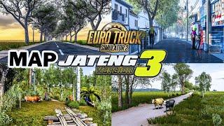 JATENG V3 MAP REWORKED FOR  EURO TRUCK SIMULATOR  v1.48 and 1.49