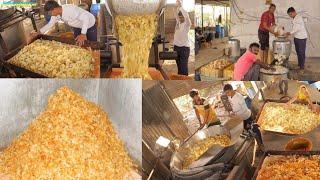 आलू चिप्स बनाने की फैक्टरी में ऐसे बनती है आलू चिप्स potato chips making factory 800kg prodection